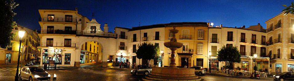 Evening at Plaza San Sebastian, Antequera Spain
