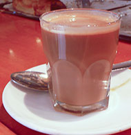 La Mitad of Malaga, cafe con leche