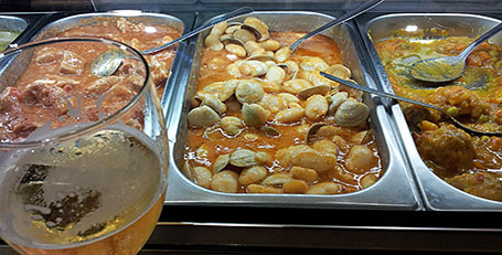 Tapa selection, Malaga Spain