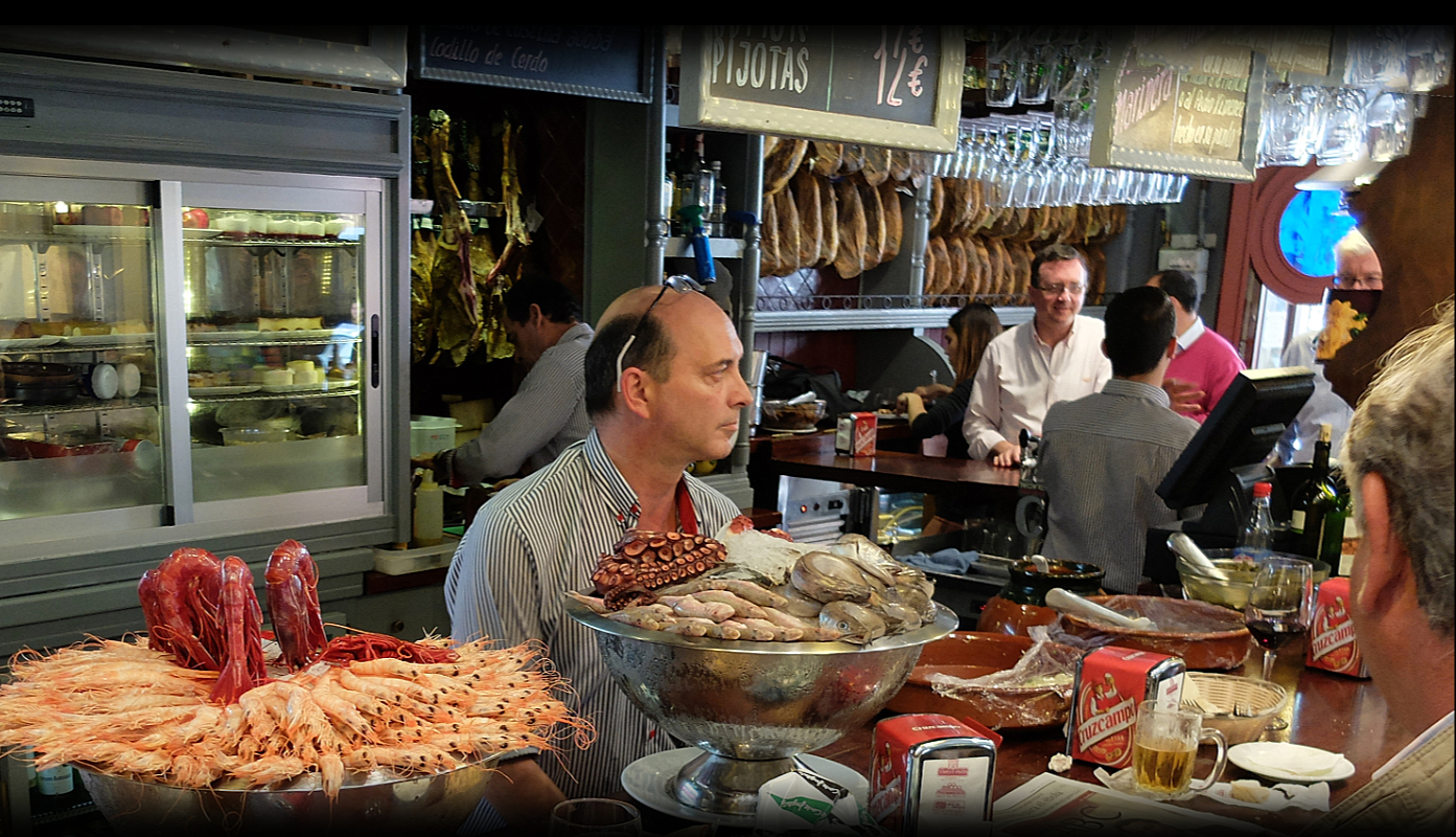 Tap bare, ready for lunch, Sevilla