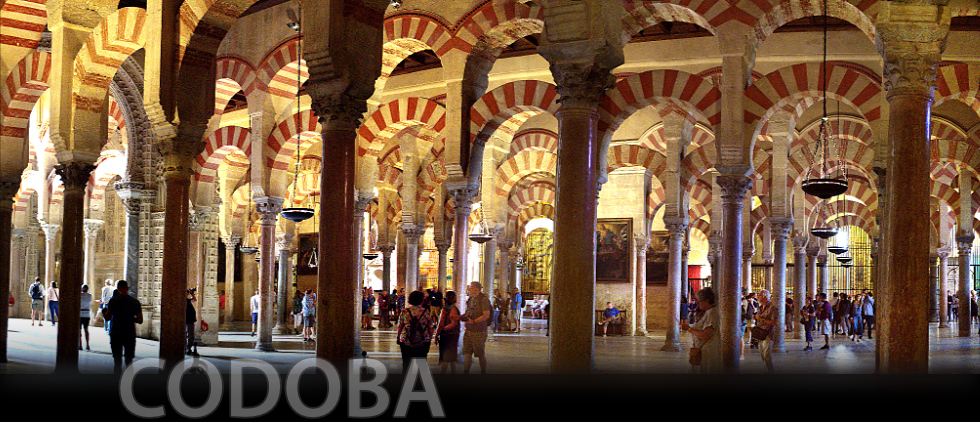 Panorama, the great Mezquita, Cordoba Spain