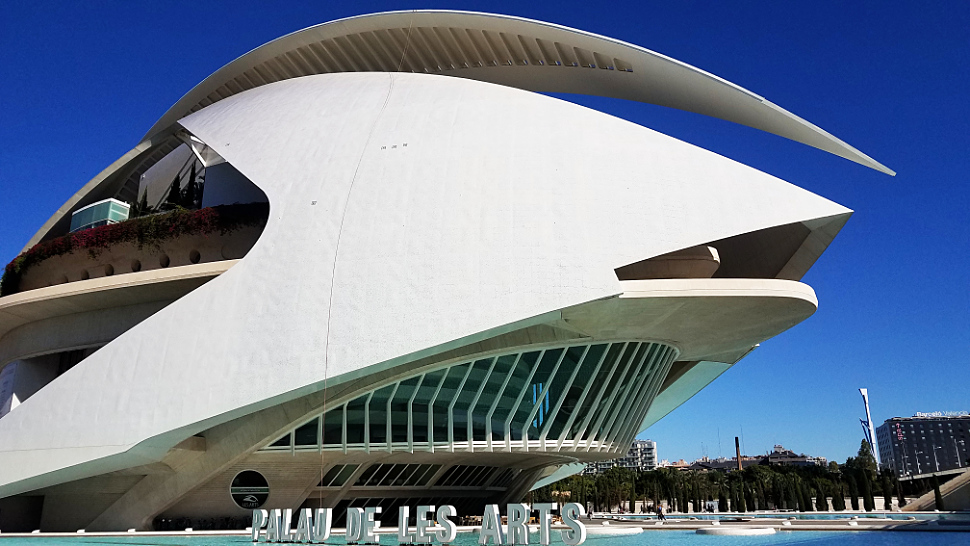The stunning Palau de les Arts Reina Sofia, Palace of Arts