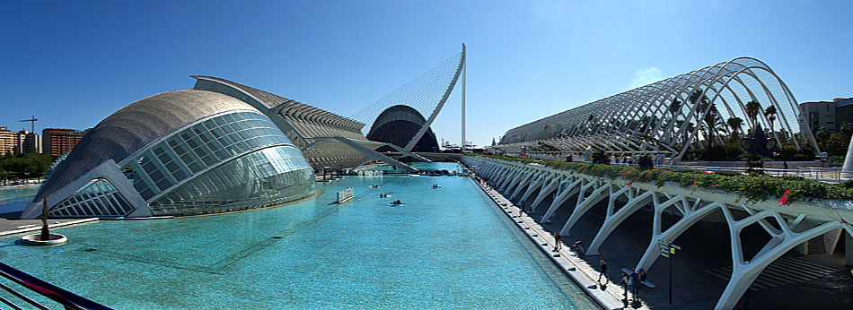 Valencia Arts Complex, Ten Years of Construction
Designed by Santiago Calatrava and Félix Candela